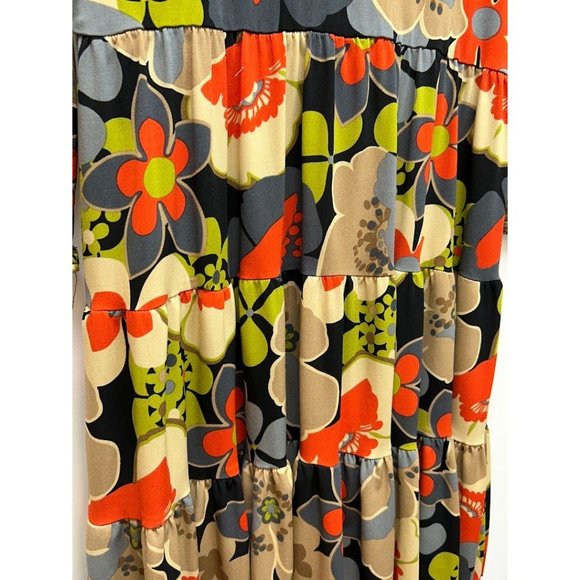 Ivy Jane Uncle Frank Tiered Ruffle Floral Dress Size Small - Picture 6 of 8
